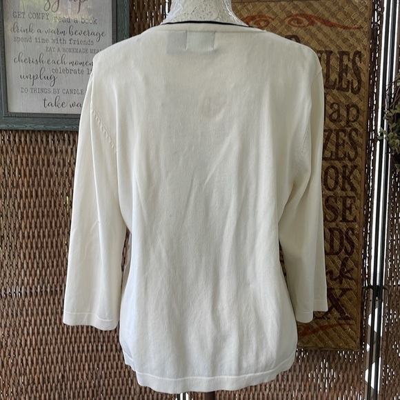 -Vintage Nicaya Graphic and Bead Cardigan - Picture 10 of 10